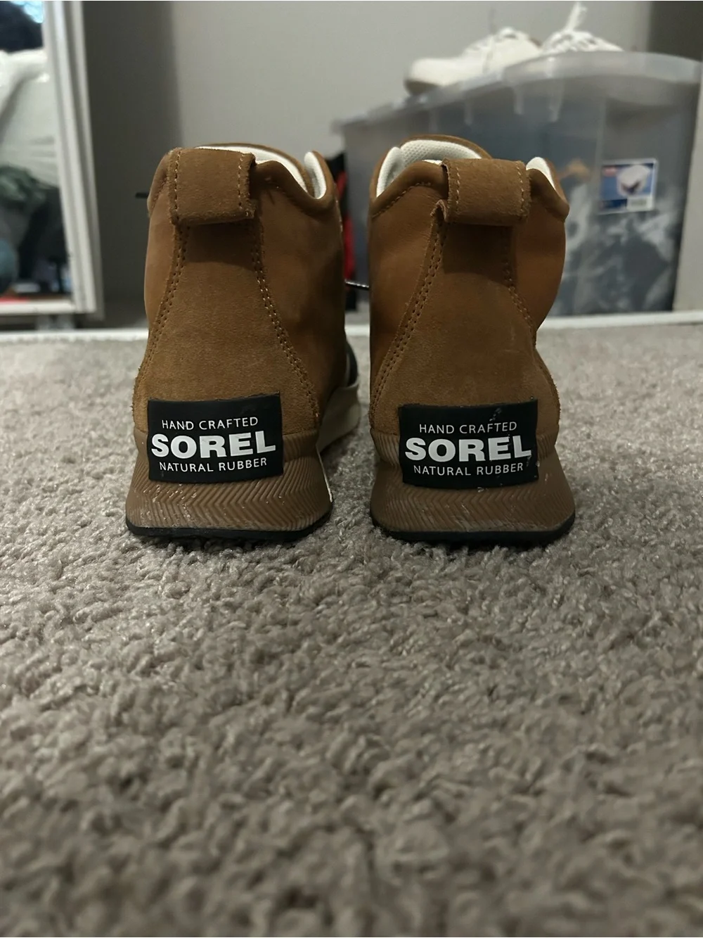 Sorel size gently